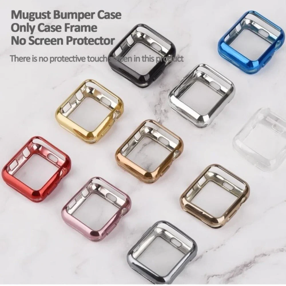 New Mugust 42mm Watch Case Compatible with Apple Watch Series 3, Soft Flexible U